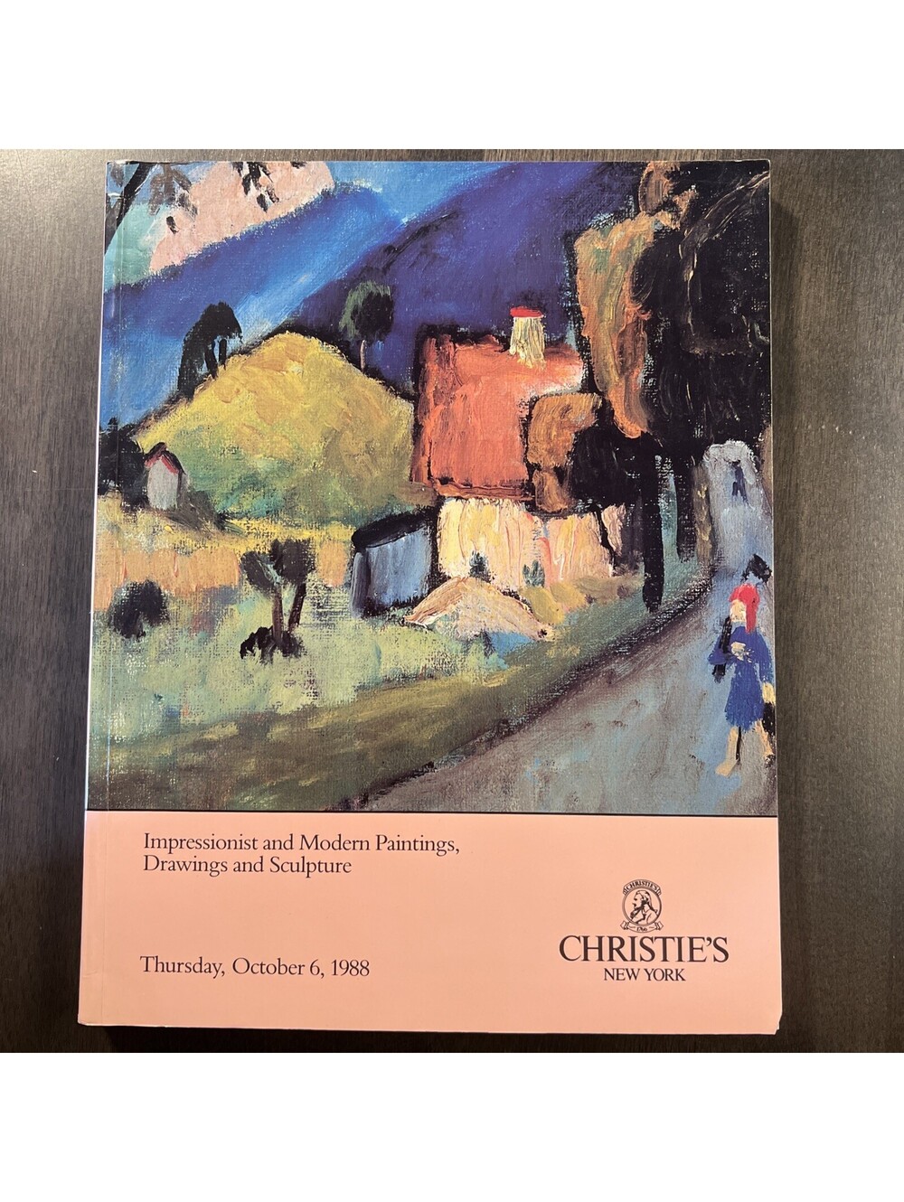 Christie's Auction Catalog October 6, 1988 Impressionist And Modern Paintings..